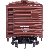 40' Steel Reefer with Dreadnaught Ends - Ready To Run -- Pacific Fruit Express(TM) #40077 (Overland Logo Side 1/SP Lines Logo Side 2)
