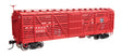 40' Wood Stock Car - Ready to Run -- Chicago, Burlington & Quincy #52582-1
