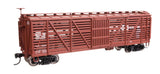 40' Wood Stock Car - Ready to Run -- Milwaukee Road #105010-1