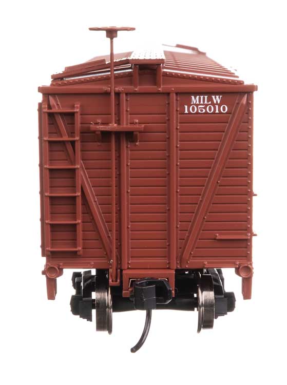 40' Wood Stock Car - Ready to Run -- Milwaukee Road #105010-3