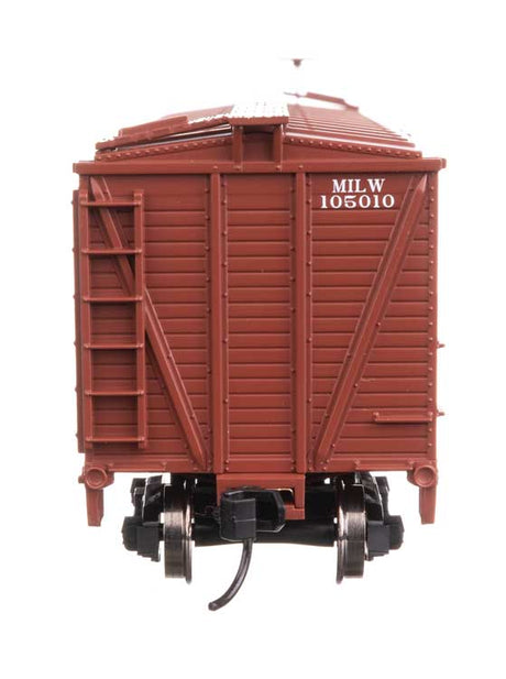 40' Wood Stock Car - Ready to Run -- Milwaukee Road #105010-4