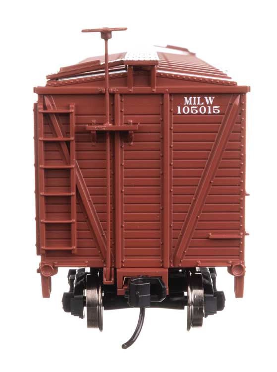 40' Wood Stock Car - Ready to Run -- Milwaukee Road #105015-3