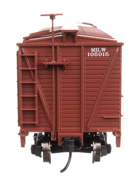 40' Wood Stock Car - Ready to Run -- Milwaukee Road #105015-3