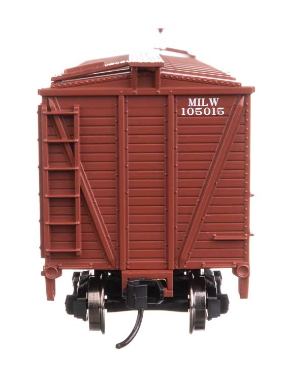 40' Wood Stock Car - Ready to Run -- Milwaukee Road #105015-4