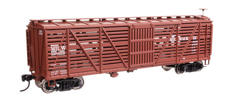 40' Wood Stock Car - Ready to Run -- Milwaukee Road #105023-2