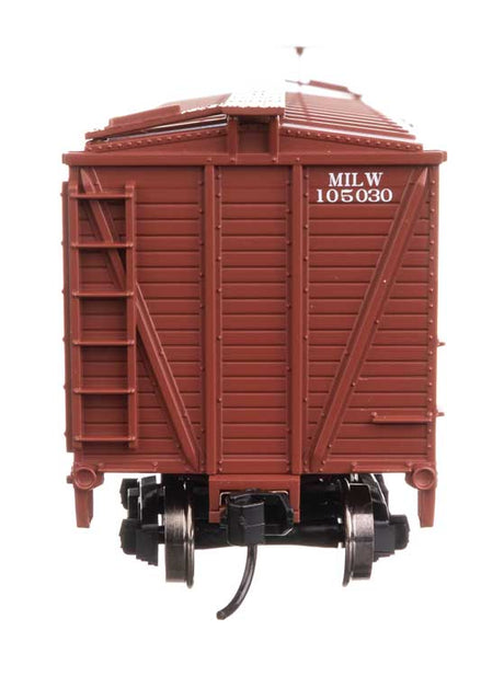 40' Wood Stock Car - Ready to Run -- Milwaukee Road #105030-4