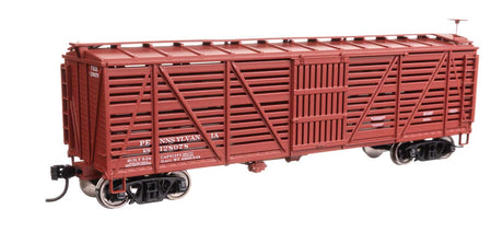 40' Wood Stock Car - Ready to Run -- Pennsylvania Railroad #128078-2