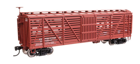 40' Wood Stock Car - Ready to Run -- Pennsylvania Railroad #128107-1
