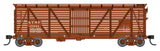 40' Wood Stock Car with Dreadnaught ends - Ready to Run -- Santa Fe #25844-1