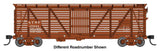 40' Wood Stock Car with Dreadnaught ends - Ready to Run -- Santa Fe #27164-1