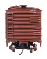 40' Wood Stock Car with Dreadnaught ends - Ready to Run -- Santa Fe #27164-4
