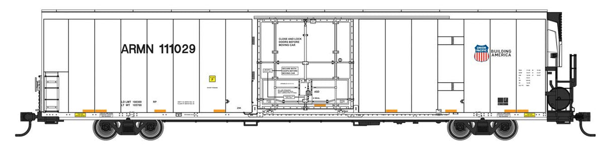72' Modern Refrigerator Boxcar - Ready to Run -- Union Pacific(R) ARMN #111029