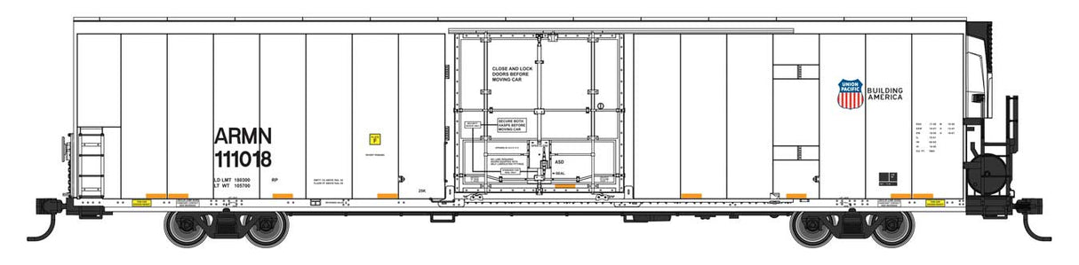 72' Modern Refrigerator Boxcar - Ready to Run -- Union Pacific(R) ARMN #111018