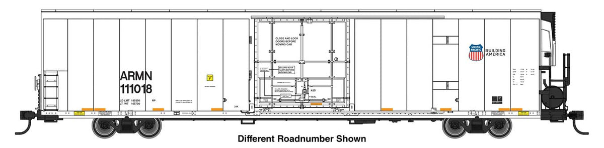 72' Modern Refrigerator Boxcar - Ready to Run -- Union Pacific(R) ARMN #111059