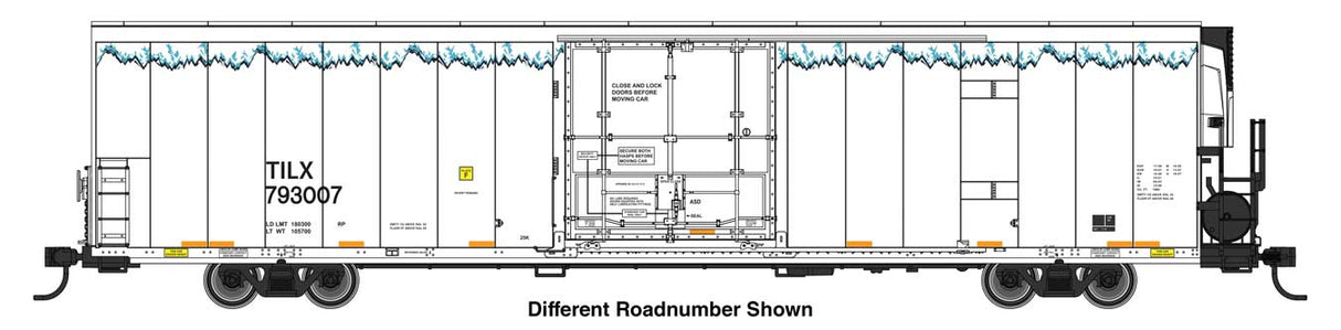 72' Modern Refrigerator Boxcar - Ready to Run -- Trinity Industries Leasing TILX #793030