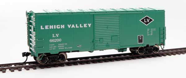 40' ACF Modernized Welded Boxcar w/8' Youngstown Door - Ready to Run -- Lehigh Valley #66200-1