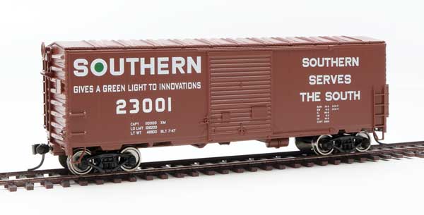 40' ACF Modernized Welded Boxcar w/8' Youngstown Door - Ready to Run -- Southern #23001-1