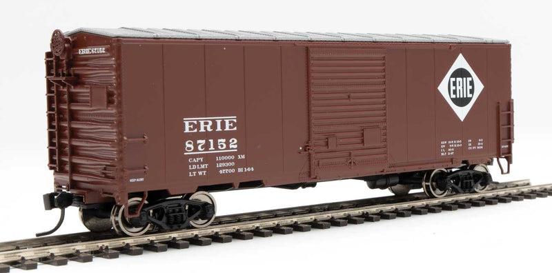 40' ACF Modernized Welded Boxcar w/8' Youngstown Door - Ready to Run -- Erie #87152-1