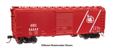 40' ACF Welded Boxcar w/8' Youngstown Door - Ready to Run -- Central of New Jersey #20857
