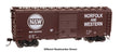 40' ACF Welded Boxcar w/8' Youngstown Door - Ready to Run -- Norfolk & Western #390086
