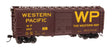 40' ACF Welded Boxcar w/8' Youngstown Door - Ready to Run -- Western Pacific(TM) #3421