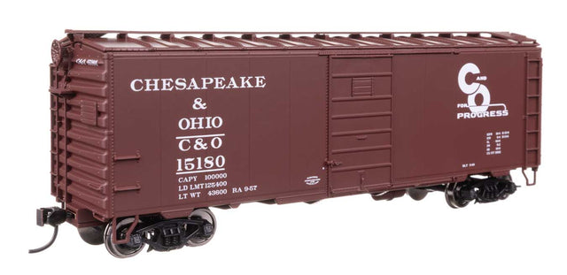 40' PS-1 Boxcar - Ready to Run -- Chesapeake & Ohio #15180-1