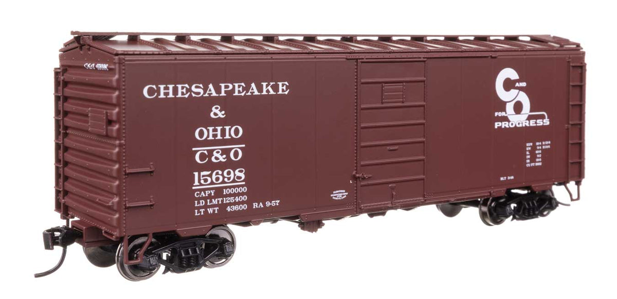 40' PS-1 Boxcar - Ready to Run -- Chesapeake & Ohio #15698-1