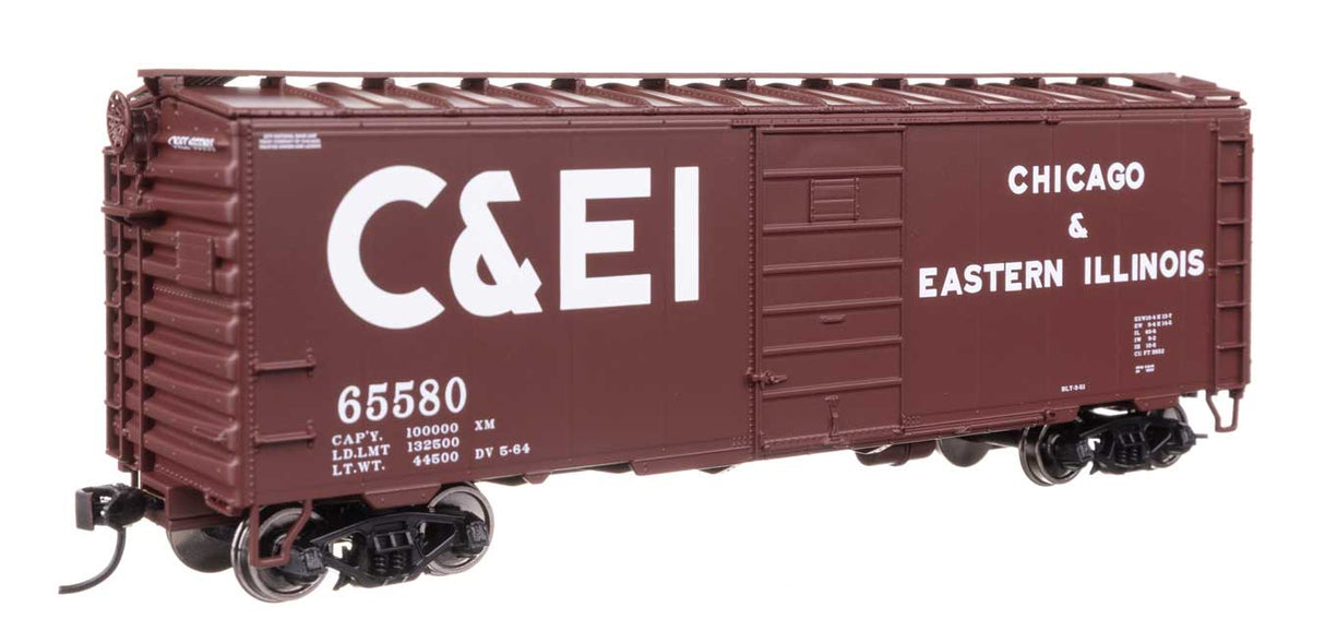 40' PS-1 Boxcar - Ready to Run -- Chicago & Eastern Illinois(TM) #65580-1