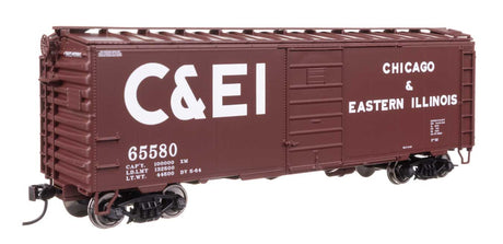 40' PS-1 Boxcar - Ready to Run -- Chicago & Eastern Illinois(TM) #65580-1