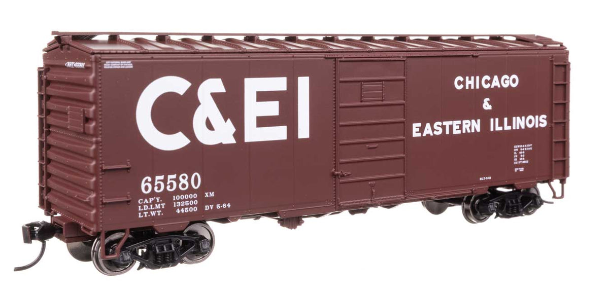 40' PS-1 Boxcar - Ready to Run -- Chicago & Eastern Illinois(TM) #65580-2