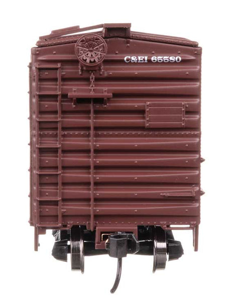 40' PS-1 Boxcar - Ready to Run -- Chicago & Eastern Illinois(TM) #65580-3