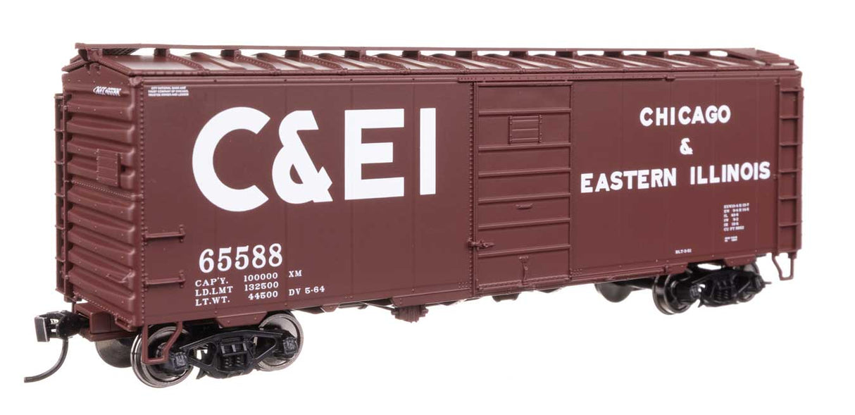 40' PS-1 Boxcar - Ready to Run -- Chicago & Eastern Illinois(TM) #65588-2