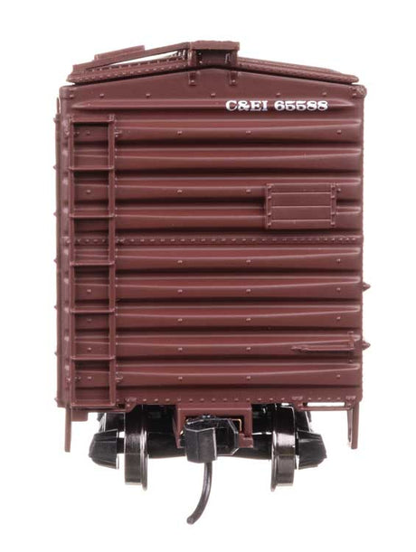 40' PS-1 Boxcar - Ready to Run -- Chicago & Eastern Illinois(TM) #65588-4