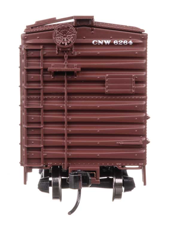 40' PS-1 Boxcar - Ready to Run -- Chicago & North Western(TM) #6264-3