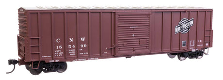 50' ACF Exterior Post Dreadnaught End Plate B Boxcar - Ready to Run -- Chicago & North Western(TM) #155499-2