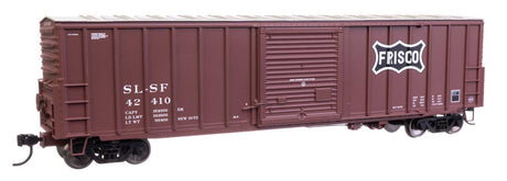 50' ACF Exterior Post Dreadnaught End Plate B Boxcar - Ready to Run -- St. Louis - San Francisco Frisco #42410-1