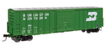 50' ACF Exterior Post Dreadnaught End Plate B Boxcar - Ready to Run -- Burlington Northern #214270-2