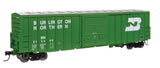 50' ACF Exterior Post Dreadnaught End Plate B Boxcar - Ready to Run -- Burlington Northern #214266-1