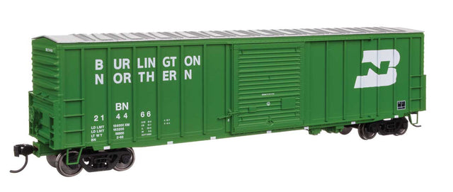 50' ACF Exterior Post Dreadnaught End Plate B Boxcar - Ready to Run -- Burlington Northern #214266-1