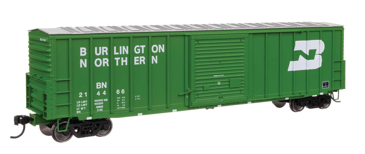 50' ACF Exterior Post Dreadnaught End Plate B Boxcar - Ready to Run -- Burlington Northern #214266-2