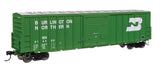 50' ACF Exterior Post Dreadnaught End Plate B Boxcar - Ready to Run -- Burlington Northern #214266-2