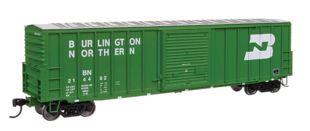50' ACF Exterior Post Dreadnaught End Plate B Boxcar - Ready to Run -- Burlington Northern #214482-2