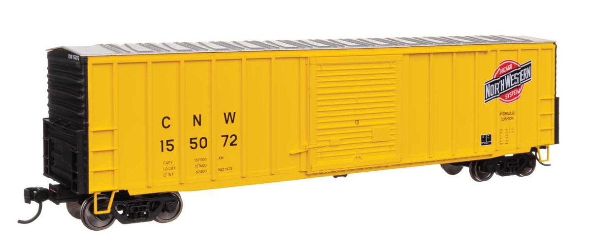 50' ACF Exterior Post Dreadnaught End Plate B Boxcar - Ready to Run -- Chicago & North Western(TM) #155072-2