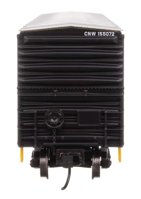 50' ACF Exterior Post Dreadnaught End Plate B Boxcar - Ready to Run -- Chicago & North Western(TM) #155072-3