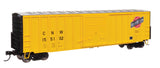 50' ACF Exterior Post Dreadnaught End Plate B Boxcar - Ready to Run -- Chicago & North Western(TM) #155132-2