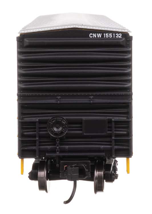50' ACF Exterior Post Dreadnaught End Plate B Boxcar - Ready to Run -- Chicago & North Western(TM) #155132-3