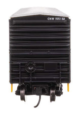 50' ACF Exterior Post Dreadnaught End Plate B Boxcar - Ready to Run -- Chicago & North Western(TM) #155132-3