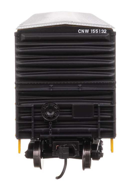 50' ACF Exterior Post Dreadnaught End Plate B Boxcar - Ready to Run -- Chicago & North Western(TM) #155132-3