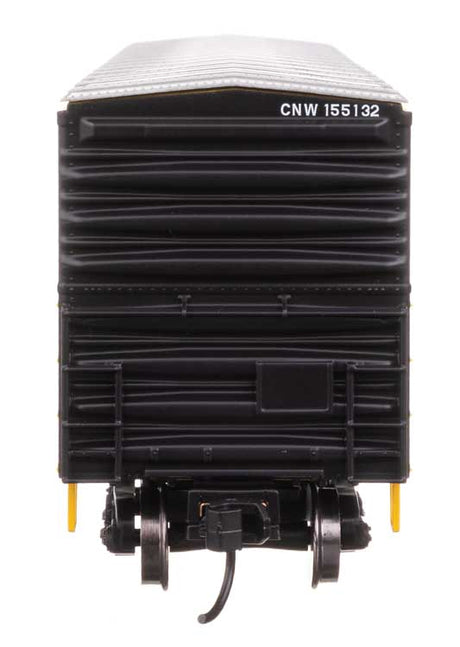 50' ACF Exterior Post Dreadnaught End Plate B Boxcar - Ready to Run -- Chicago & North Western(TM) #155132-4