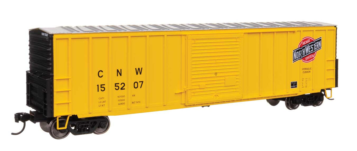 50' ACF Exterior Post Dreadnaught End Plate B Boxcar - Ready to Run -- Chicago & North Western(TM) #155207-2